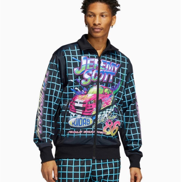 Adidas x Jeremy Scott Rally Track Jacket Unisex Sz S NWT - Picture 2 of 7